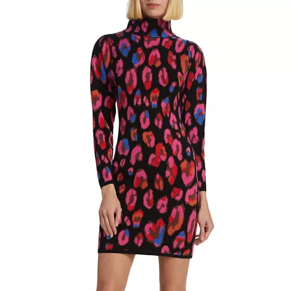 NWT Farm Rio Turtleneck Knit Sweater Dress